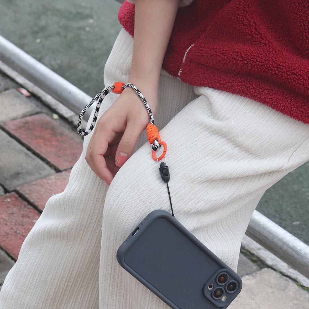 Nylon colorful adjustable wrist phone strap cell phone strap mobile phone straps