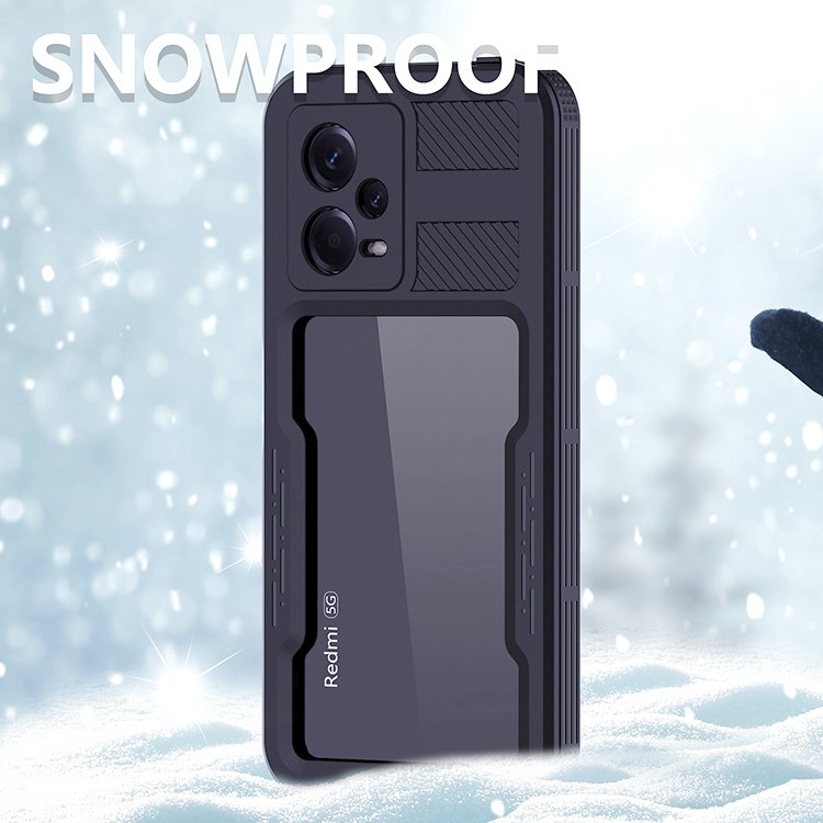 Waterproof Underwater Phone Case Shellbox Full Cover Rugged 2 Meters for Redmi Note 12 with Built-in PET Screen Protector Sports