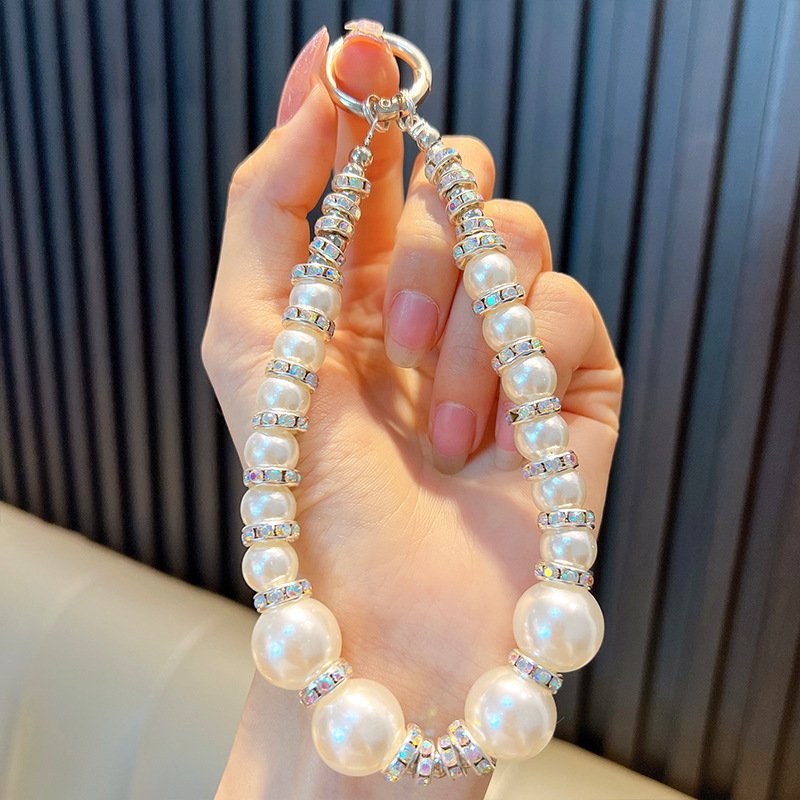 DAIHE 2024 Fashion Handmade Rhinestone Mobile Phone Chains Universal Phone Strap Chain