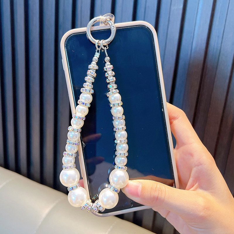 DAIHE 2024 Fashion Handmade Rhinestone Mobile Phone Chains Universal Phone Strap Chain