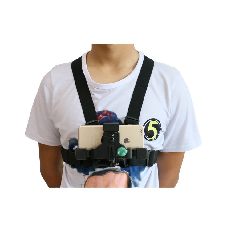 Hot universal chest strap mobile phone camera mount holder Smartphone Chest Mount Holder for iPhone for go/pros Mount