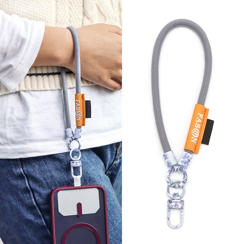 Personalized Mobile Phone Chains Name Label Cell Phone Cotton Wrist Phone Straps