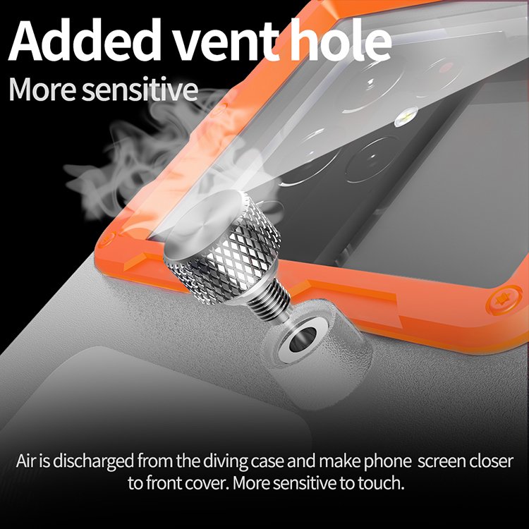Phone Cover Case Shellbox Upgraded New Color 15 Meters Diving Universal Waterproof PC Sports Case Waterproof for Iphone CN;GUA