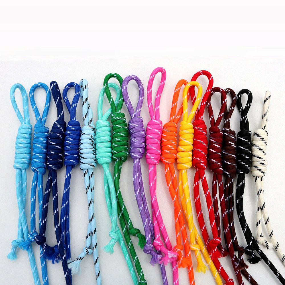 Colorful nylon rope bag hanging mobile phone chain lanyard backpack luggage tag