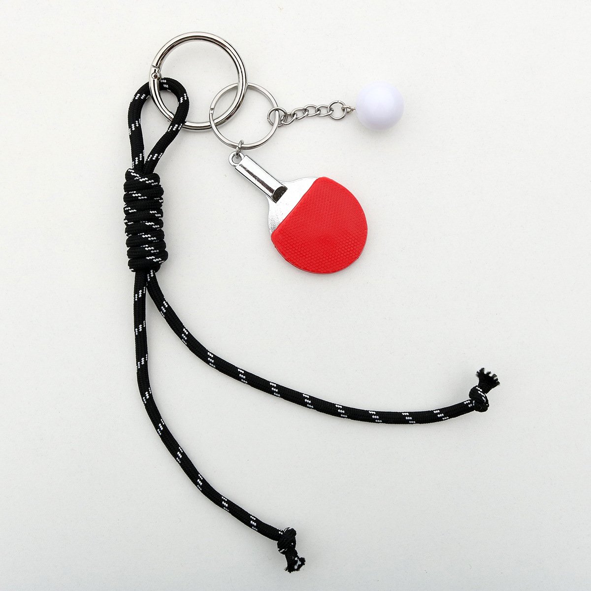 Colorful nylon rope bag hanging mobile phone chain lanyard backpack luggage tag