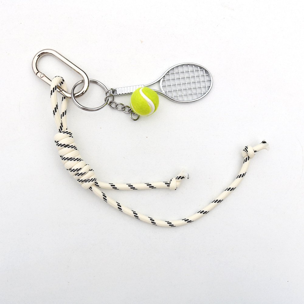 Colorful nylon rope bag hanging mobile phone chain lanyard backpack luggage tag