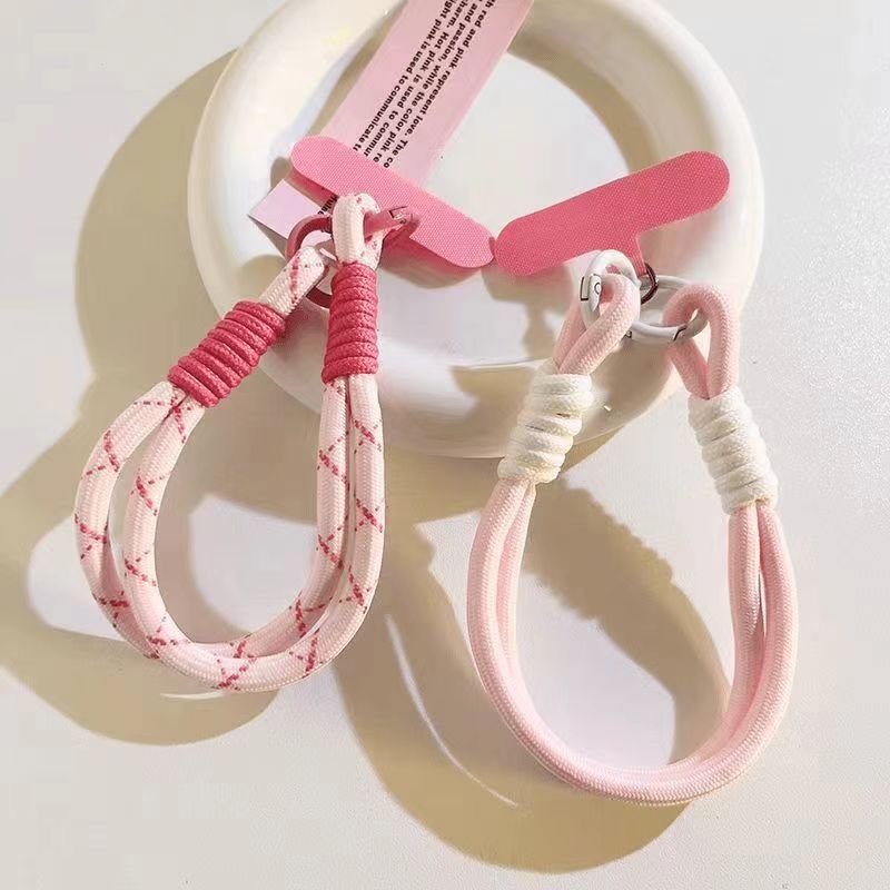 Colorful Nylon Universal Cell Phone Lanyard Hand Wrist Strap Adjustable Neck Strap Phone Patches Compatible Most Smartphones