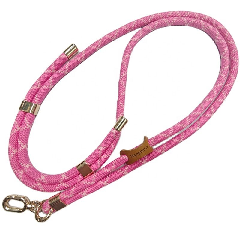 wholesale high quality custom 8mm adjustable crossbody lanyard rope bag phone shoulder strap for mobile cell phone case camera