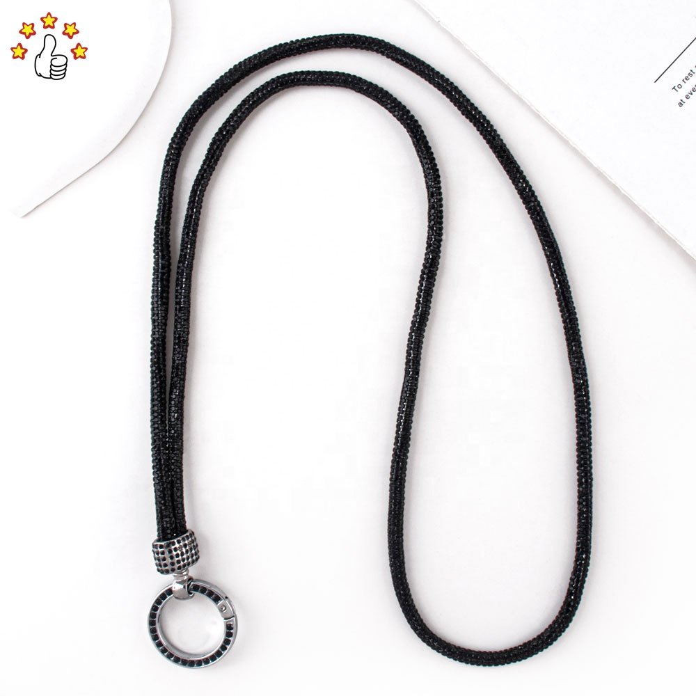 Glitter Rhinestone Phone Lanyard Phone Diamond Crystal Straps Key Chain Mobile Phone Chain Anti Lost Chain For Girls