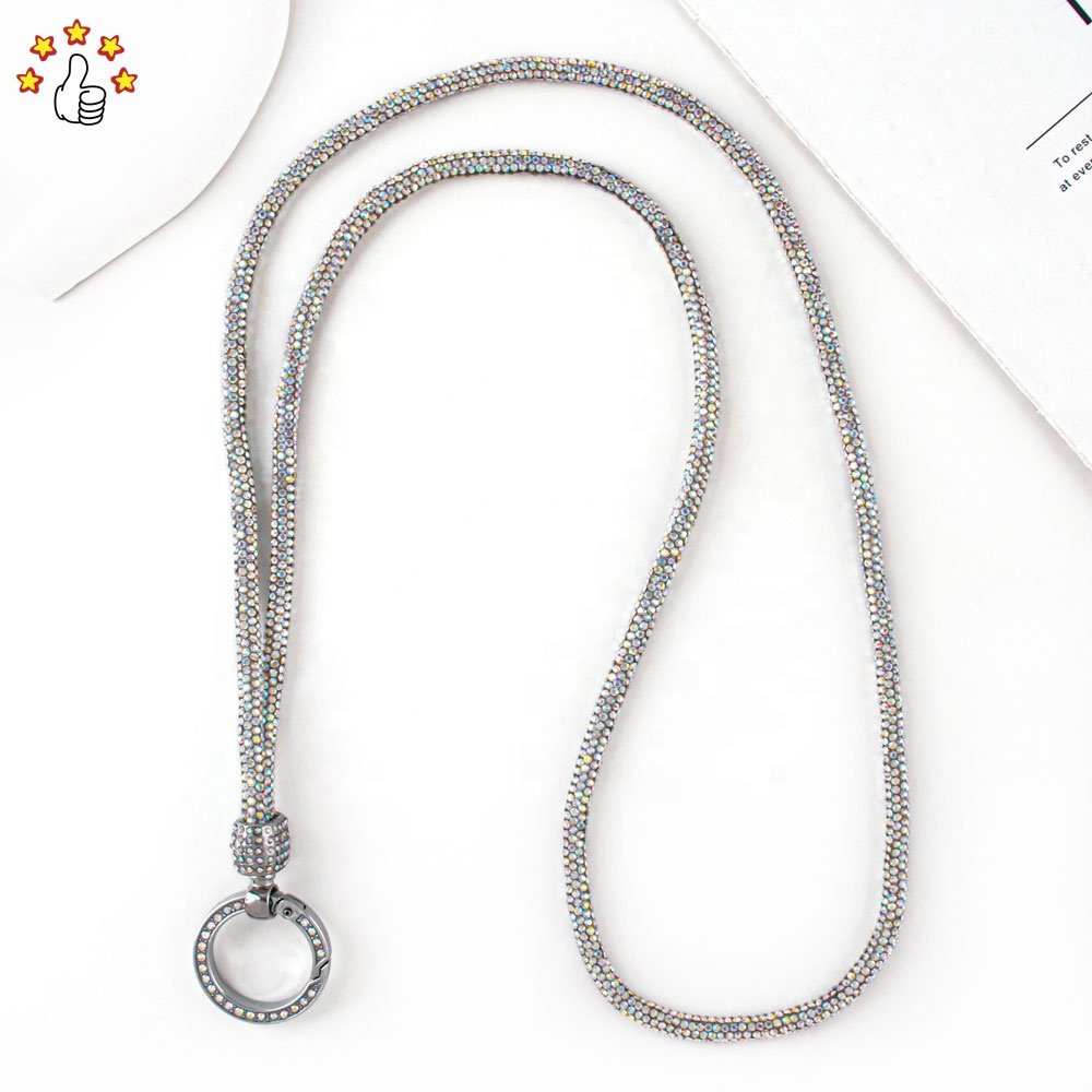 Glitter Rhinestone Phone Lanyard Phone Diamond Crystal Straps Key Chain Mobile Phone Chain Anti Lost Chain For Girls