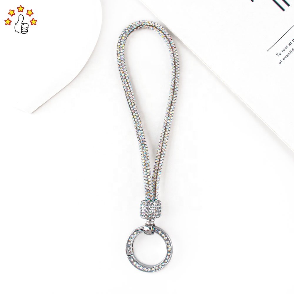Glitter Rhinestone Phone Lanyard Phone Diamond Crystal Straps Key Chain Mobile Phone Chain Anti Lost Chain For Girls