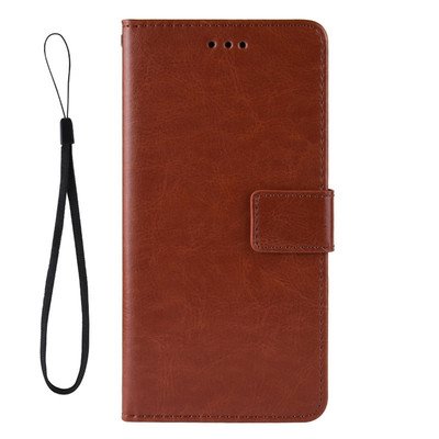 Flip PU Wallet Mobile Phone Back Cover Leather Case for LG Wing 5G Kickstand Holder Business Mobile Phone Cases with Card Slot