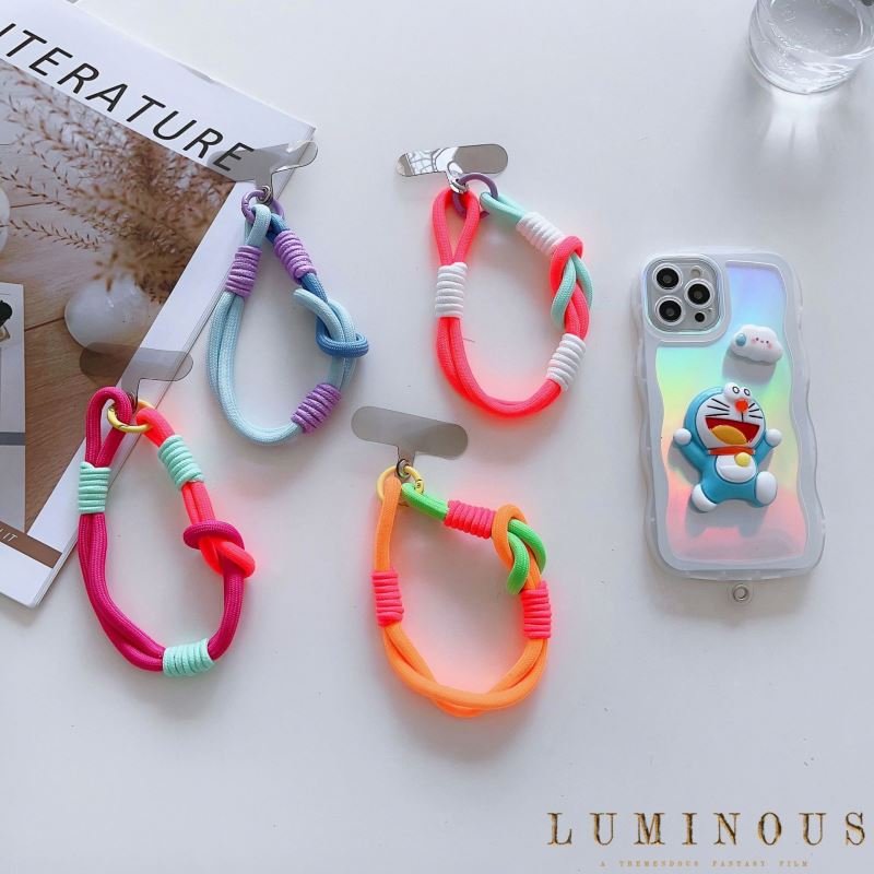 2024 multi-color mobile phone chain lanyard bracelet wristband mobile phone case anti-fall and anti-lost short rope