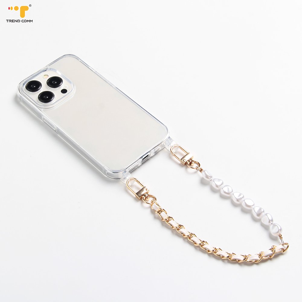 Metal buckle plastic bracelet diy jewelry anti-lost straps accessories lanyard crystal beads phone necklace chain