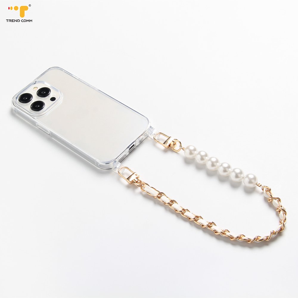 Metal buckle plastic bracelet diy jewelry anti-lost straps accessories lanyard crystal beads phone necklace chain