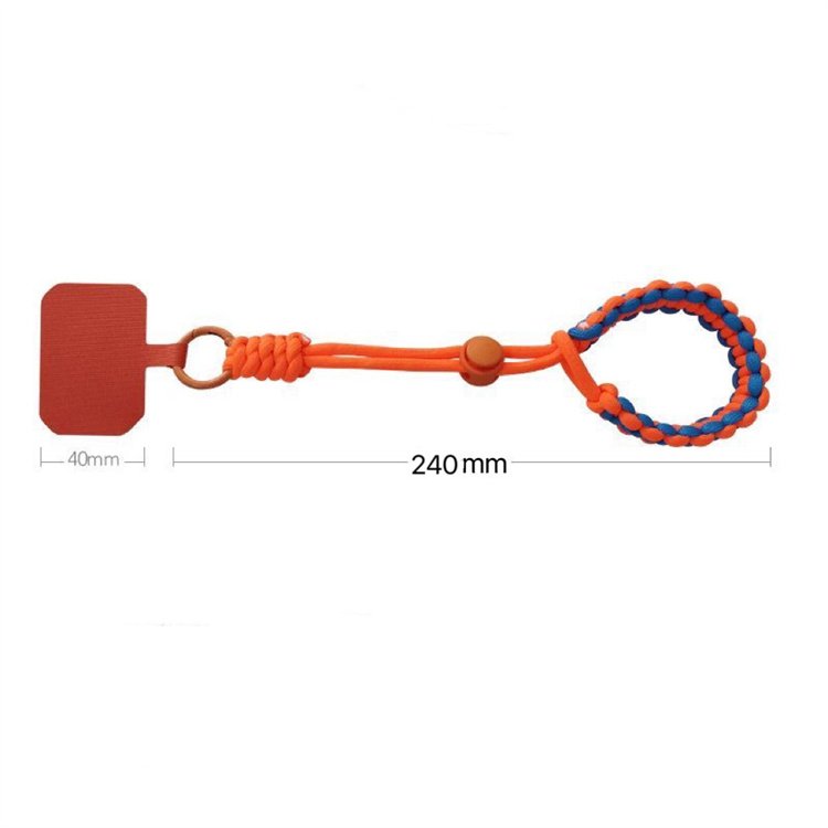Wholesale Paracord Mobile Phone Strap Wrist Lanyard Anti-lost Anti-slip Adjustable Hand Woven Braided Bracelet Keychain Lanyard