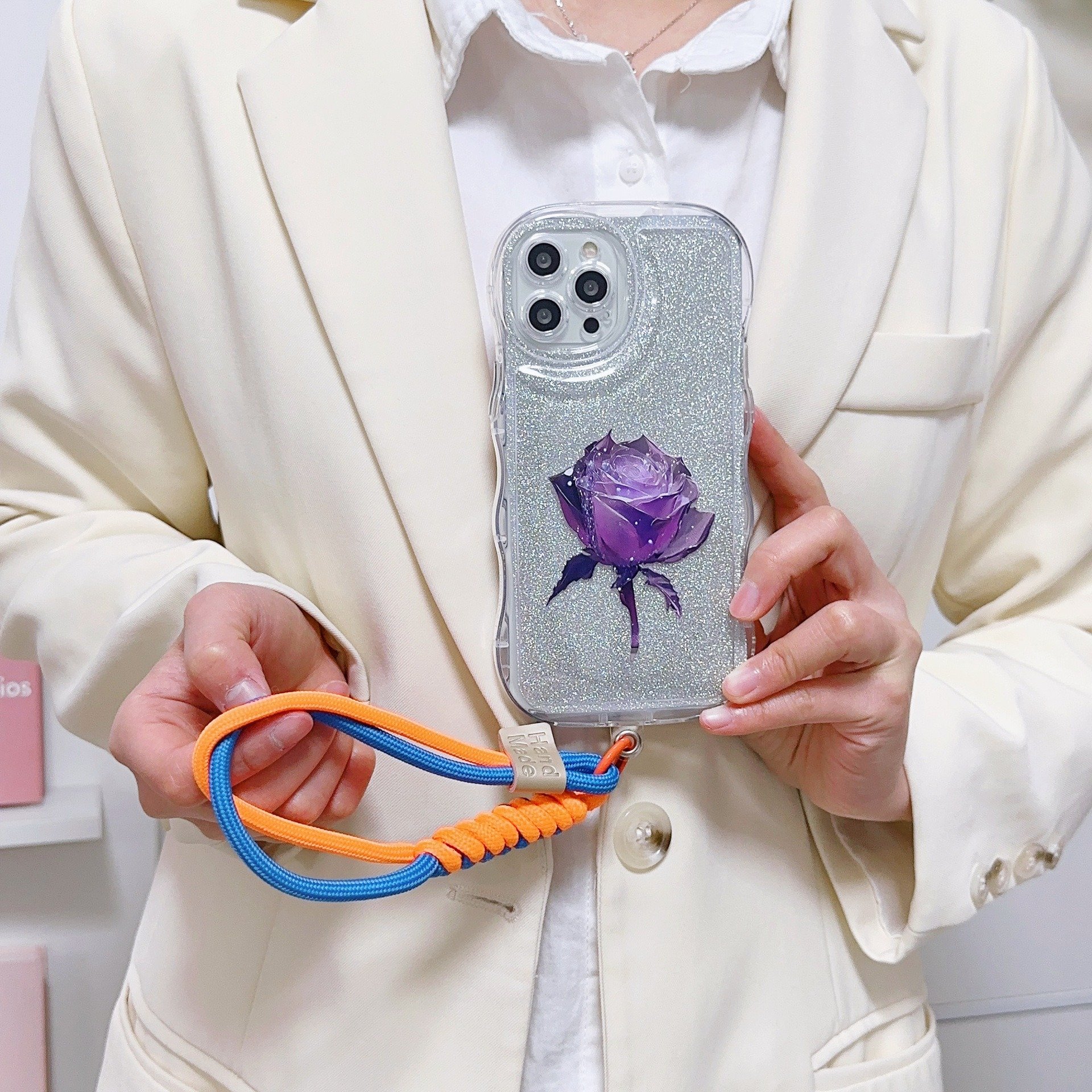 Factory Wholesale Phone Grip Strap Phone Holder Strap Anti Theft Phone Strap