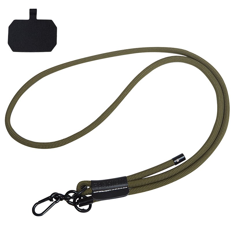 Universal Silicone Phone Case with Nylon Neck Strap Crossbody Plastic Ins Style Keychain Accessories Mobile Phone Cell Phones