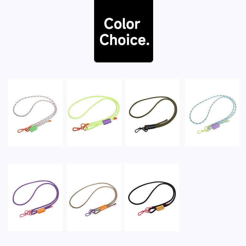 Universal Silicone Phone Case with Nylon Neck Strap Crossbody Plastic Ins Style Keychain Accessories Mobile Phone Cell Phones