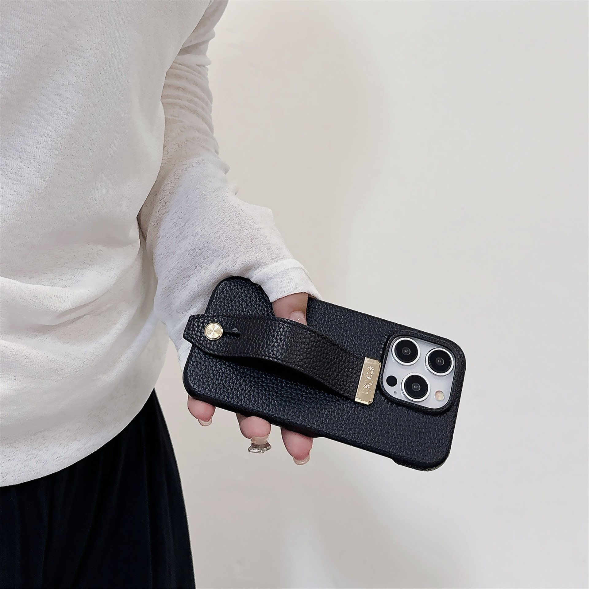 Wristband New leather luxury stand case for GOOGLE PIXEL 9 8 7 6 pro trending card holder phone cover