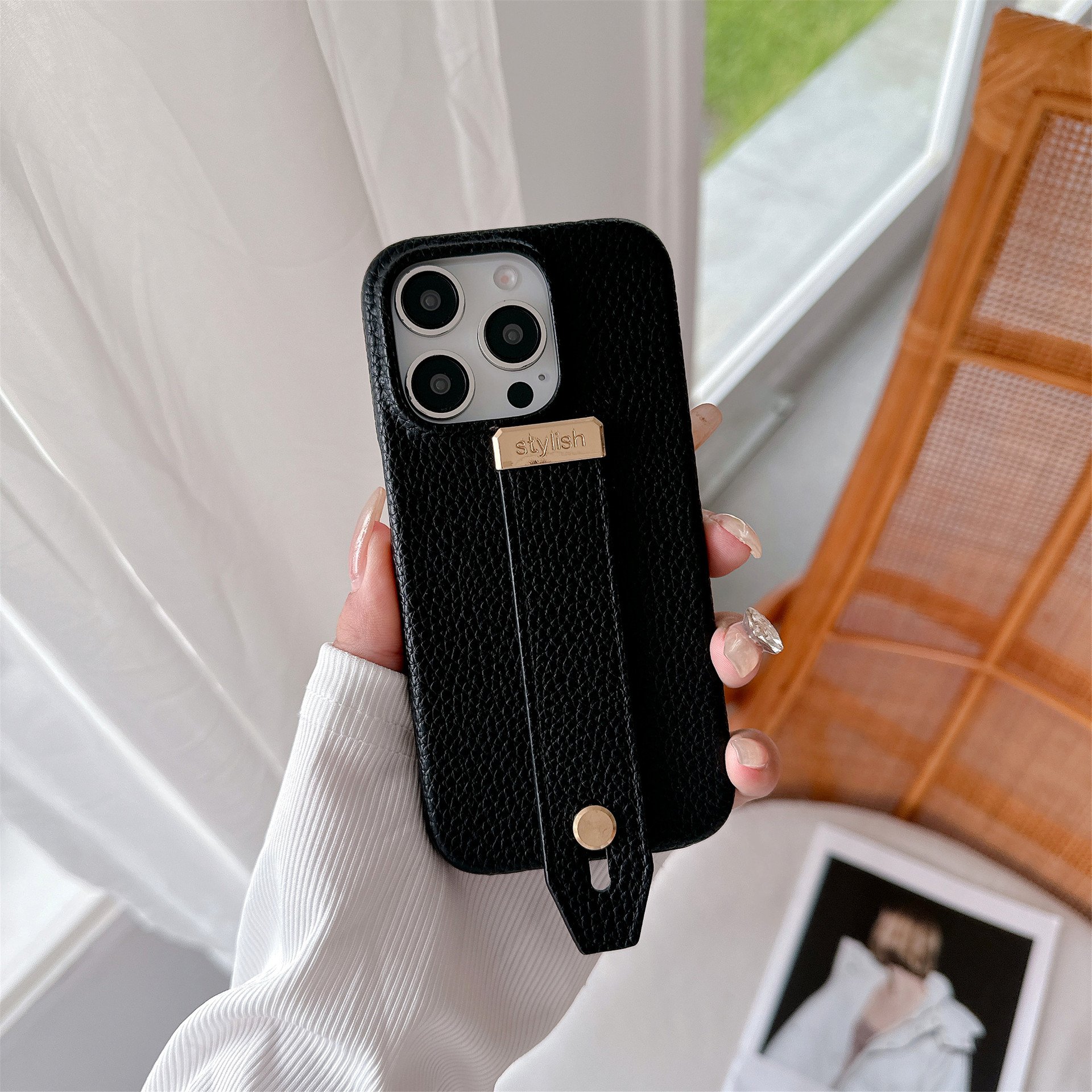Wristband New leather luxury stand case for GOOGLE PIXEL 9 8 7 6 pro trending card holder phone cover