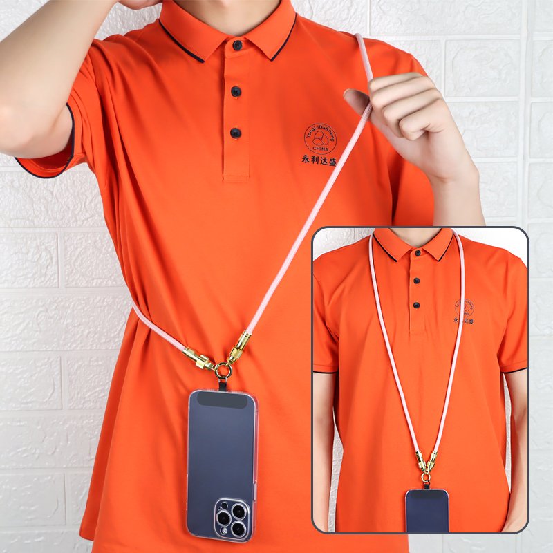 New 2 in 1 60W High Speed USB C Charger Cable Phone Holder Wrist Strap Crossbody Mobile Phone Straps