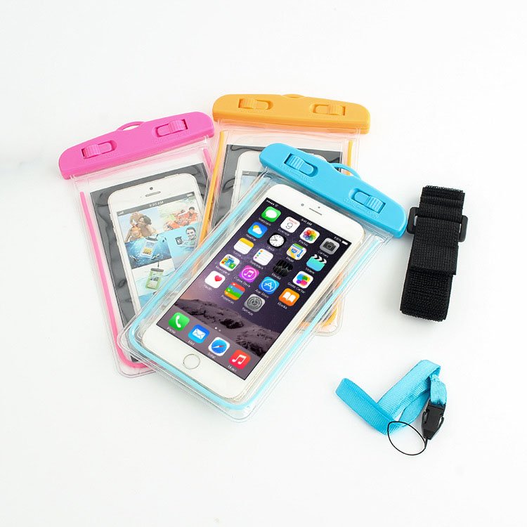 Waterproof Mobile Phone Case For iPhone 15 14 13 12 for Samsung S9 Clear PVC Sealed Underwater Cell Smart Phone Dry Pouch Cover