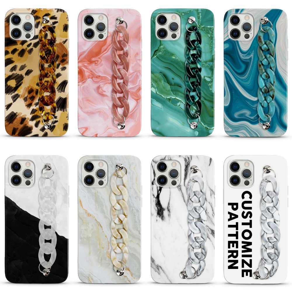 Custom Fashion Mobile Phone Chains Strap Accessories Sport Metal Customized Logo Durable Nylon Adjustable Detachable Lanyard