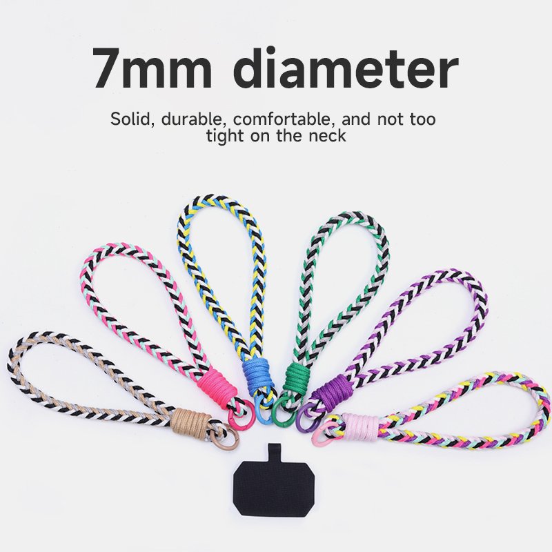 Adjustable Camera Wrist Strap Paracord Bracelet Cute Design Mobile Phone Accessory