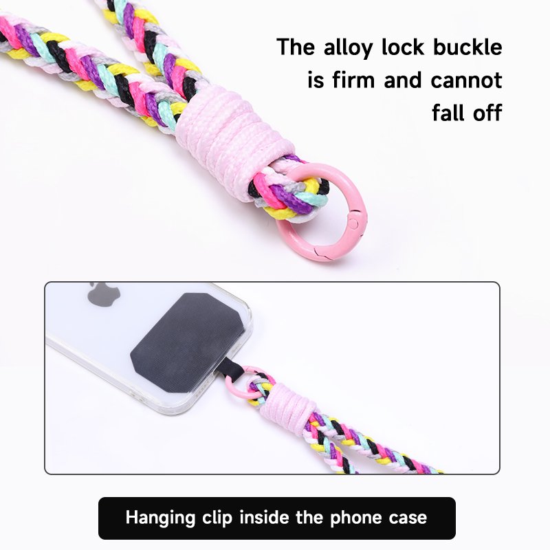 Adjustable Camera Wrist Strap Paracord Bracelet Cute Design Mobile Phone Accessory