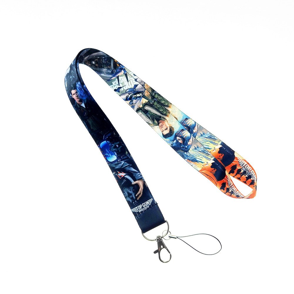 Top Gun Maverick Neck Lanyard Keychain Holder ID Badge Mobile Phone Pin Strap Camera Lanyard