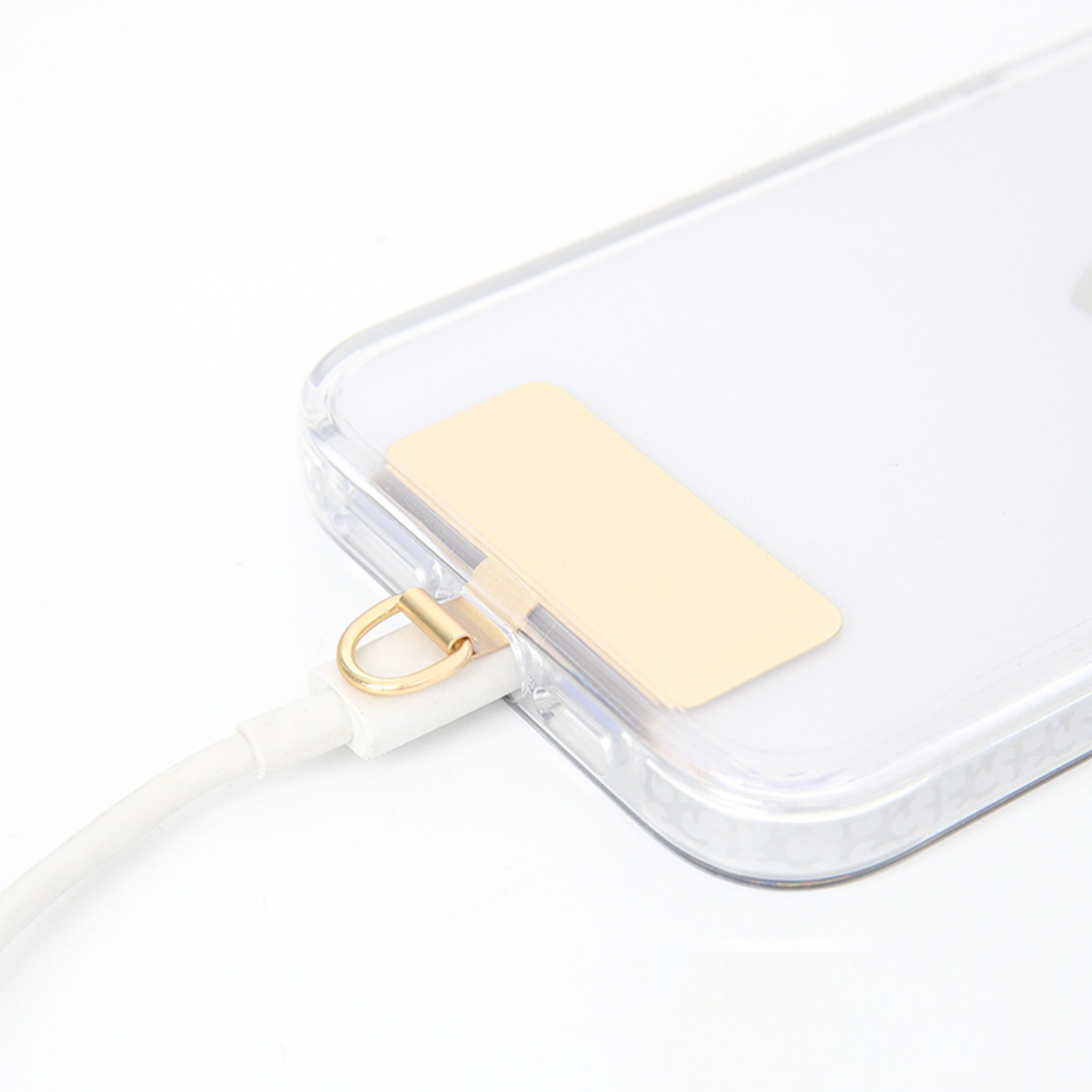 Stainless steel hardened ultra-thin bending edge-proof clip, universal mobile phone anti-lost piece