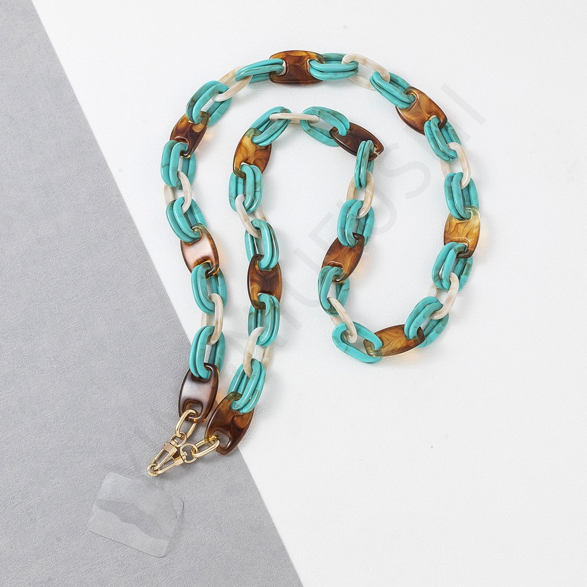 DIY fashion acrylic bag chain mixed colorful mobile phone chain versatile trendy ins trendy beauty mobile phone with wholesale