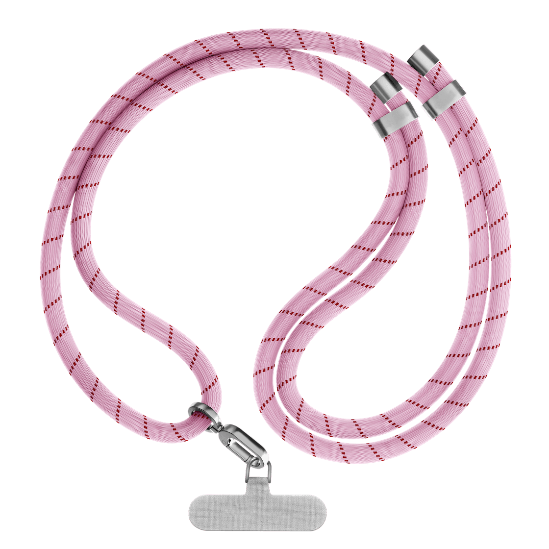 Fashionable and versatile adjustable shoulder strap crossbody mobile phone braided lanyard high-end neck lanyard