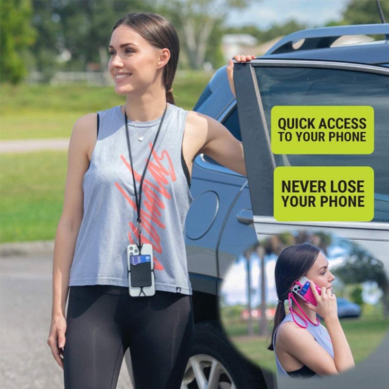 Promotional Cheap Custom Logo Universal Silicone Mobile Phone Lanyard with Card Pocket Silicone Lanyard mobile Holder