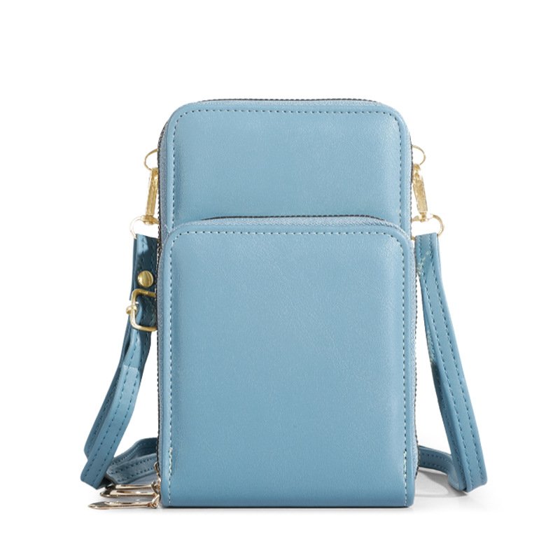 New Arrivals Fashionable Phone Bag Multifunctional Zipper Wallet Pu Large Capacity Women's Single Shoulder Bag