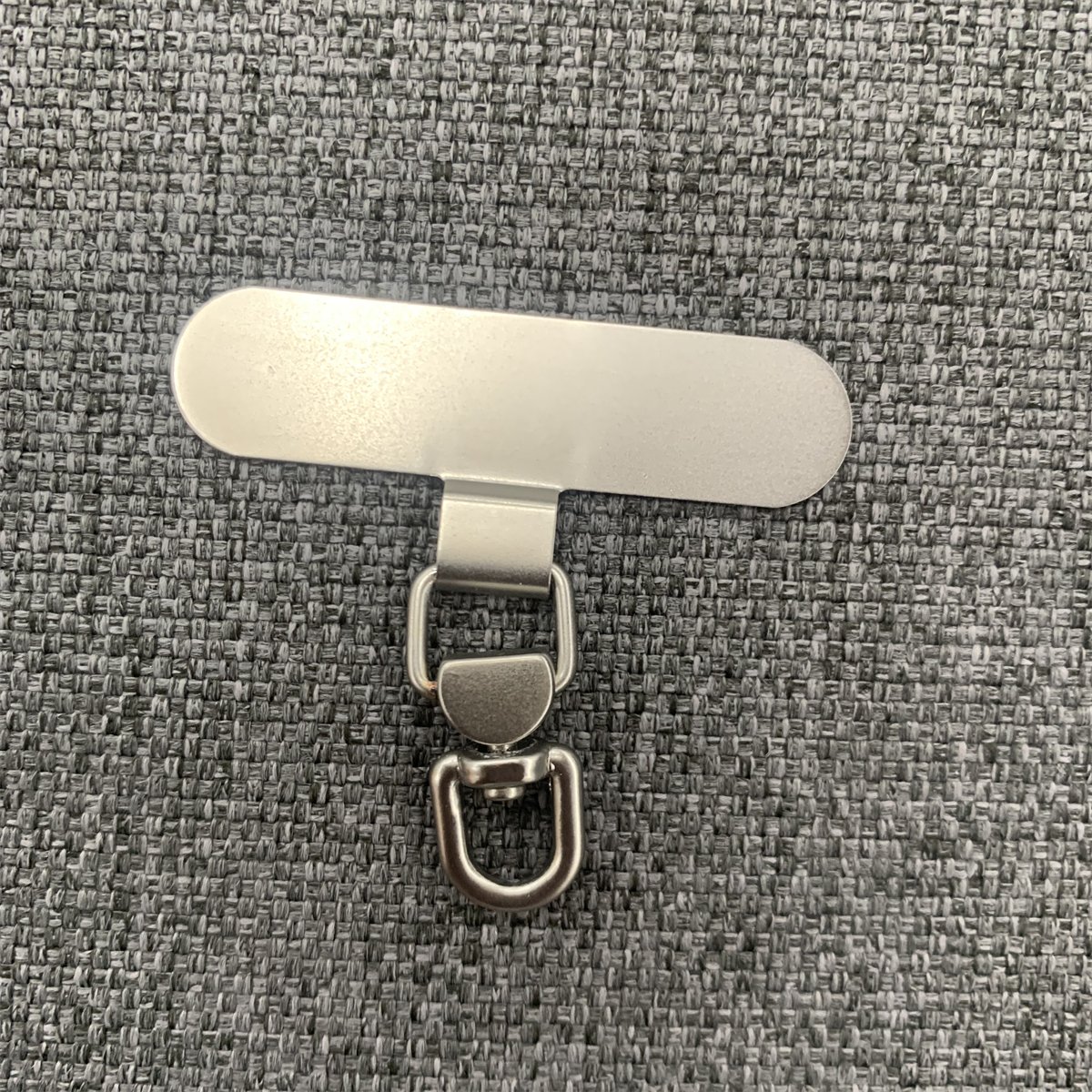 360 Degree Rotatable Stainless Steel Phone Tether Tabs Mobile Phone Gasket Patch Connector Safety Metal Strap Piece
