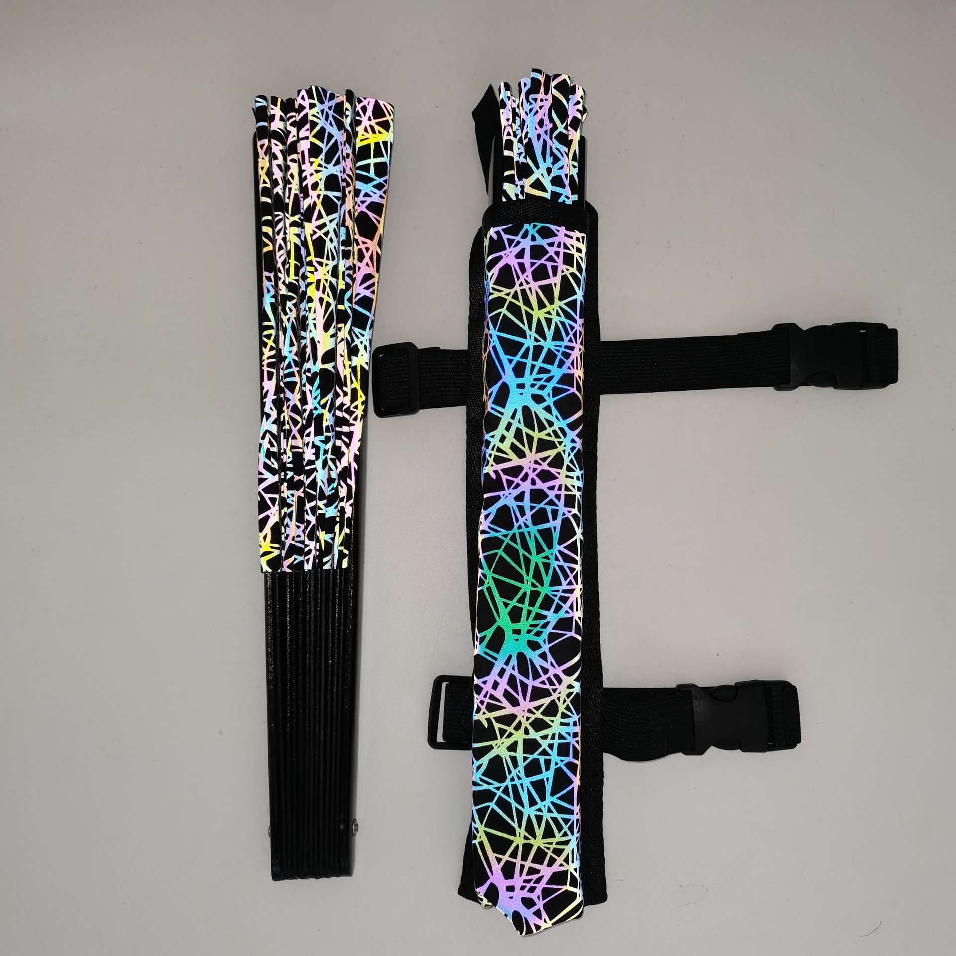 Yapears OEM Rave Party Accessories Hand Fan storage bag And Phone Bag For Mobile Phone and Fan Holster for Festivals and Parties