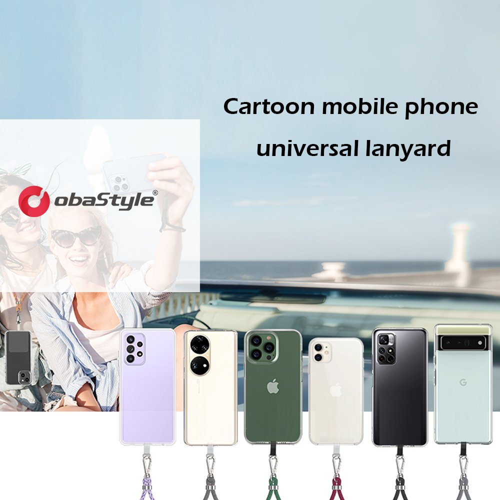 EU stock shipping Universal Long Mobile Phone Strap Adjustable Rope Custom Color Crossbody Phone Necklace