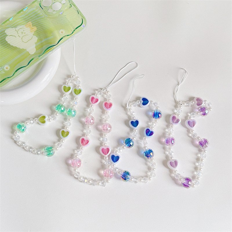 Handmade DIY Cell Phone Accessories Wrist Lanyard Bags Pendant Keychains Mobile Phone Straps