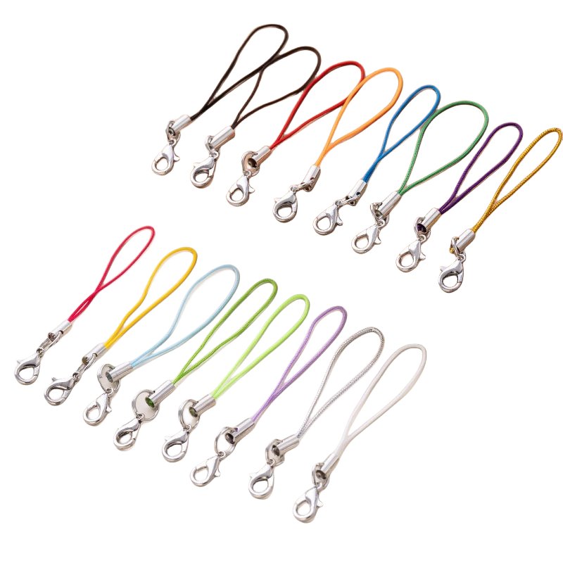 Diy Jewelry Key Chain Cords Cell Phone Lanyard Strap Cords Mobile Strap Cord With Lobster Clasp Findings