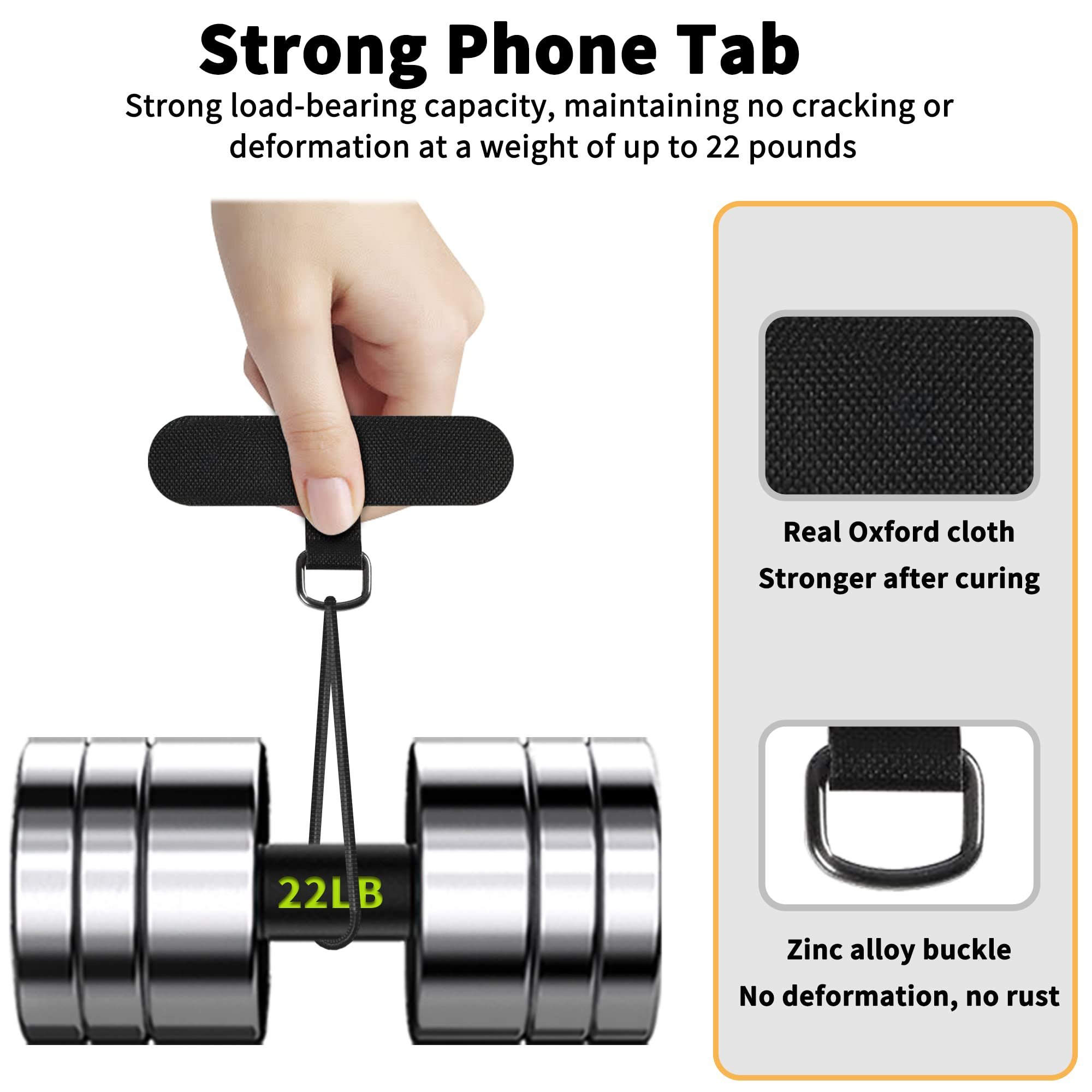 Shape Mobile Phone Accessories Universal Necklace Crossbody Phone Lanyard Patch Tab Tether Cell Mobile Phone Strap