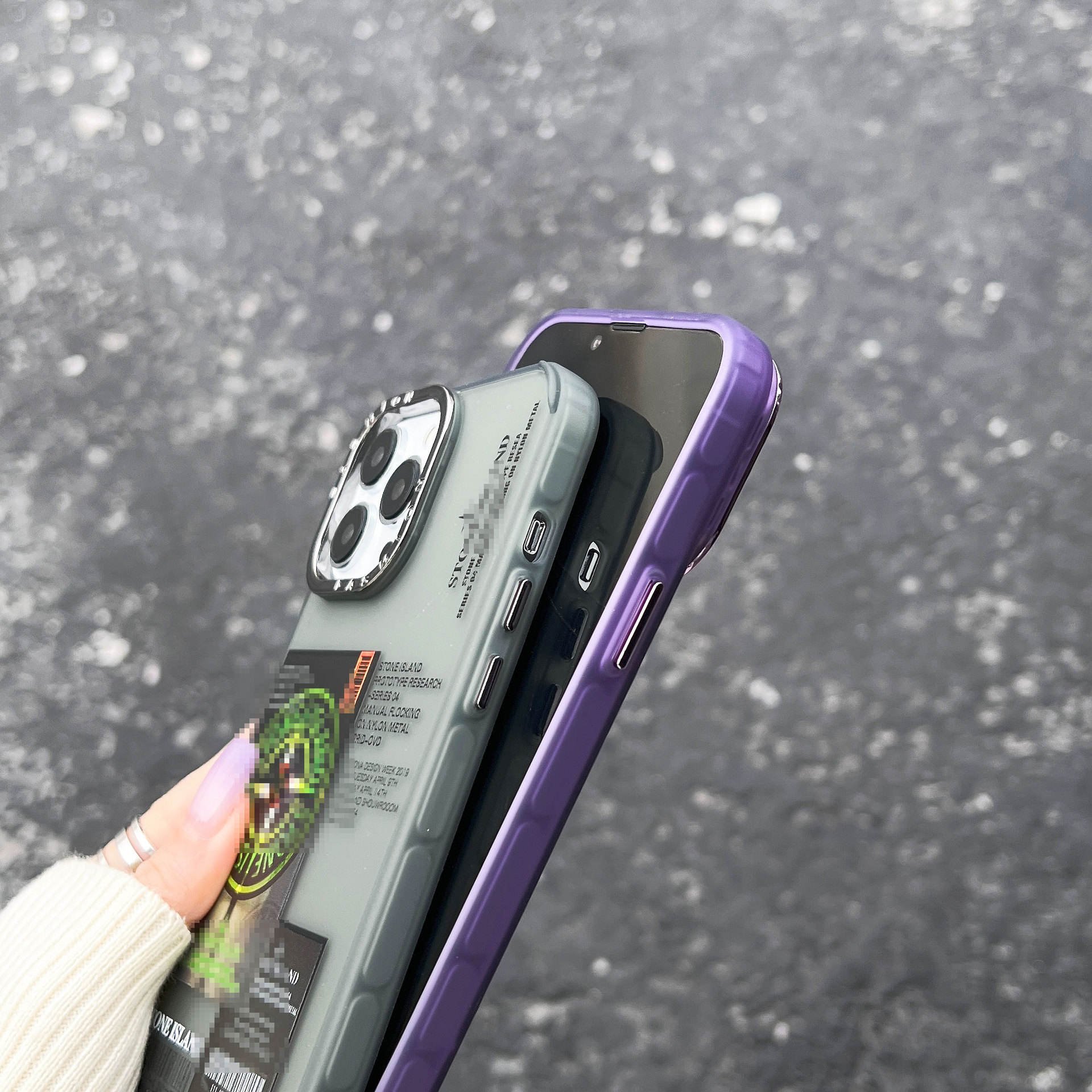 Luxury Designer iceland Stone Phone Case For iPhone 11 12 13 14 15 Pro Max Print Frosted mobile cover