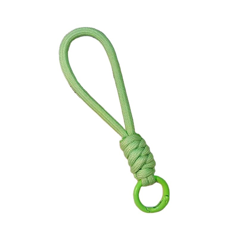 Polyester Hand-Woven Phone Charm Lanyard Keychain Strap Mobile Phone Key Ring Holder Accessory