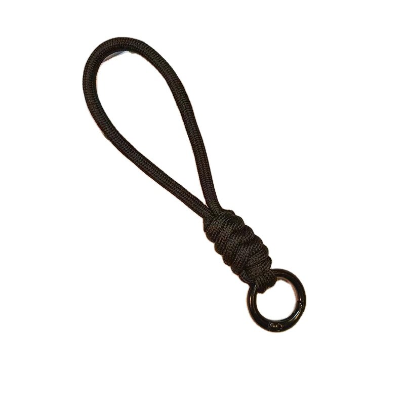 Polyester Hand-Woven Phone Charm Lanyard Keychain Strap Mobile Phone Key Ring Holder Accessory
