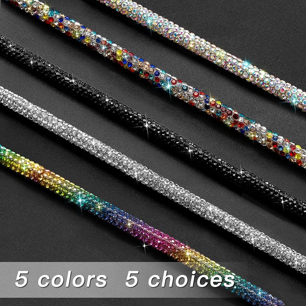 Luxury Bling Glitter Crystal Rhinestone Women Mobile Phone Strap Crossbody Neck Lanyard with Metal Clasp Keyring ID Card Holder