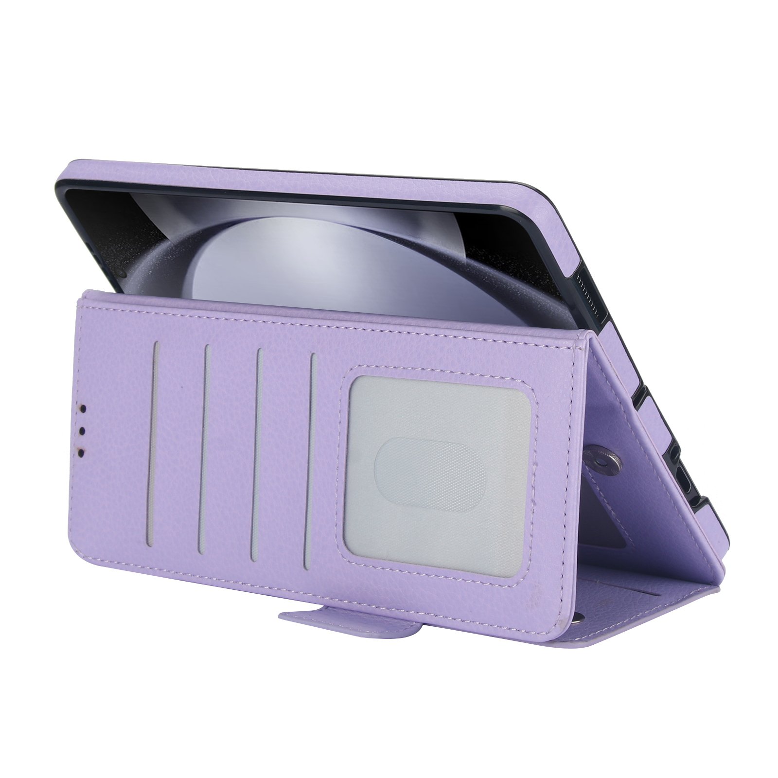 for Samsung Galaxy Z Fold 6 Wallet Case with RFID Blocking Card Holder Leather Folio Flip Kickstand Protective Shockproof Cover