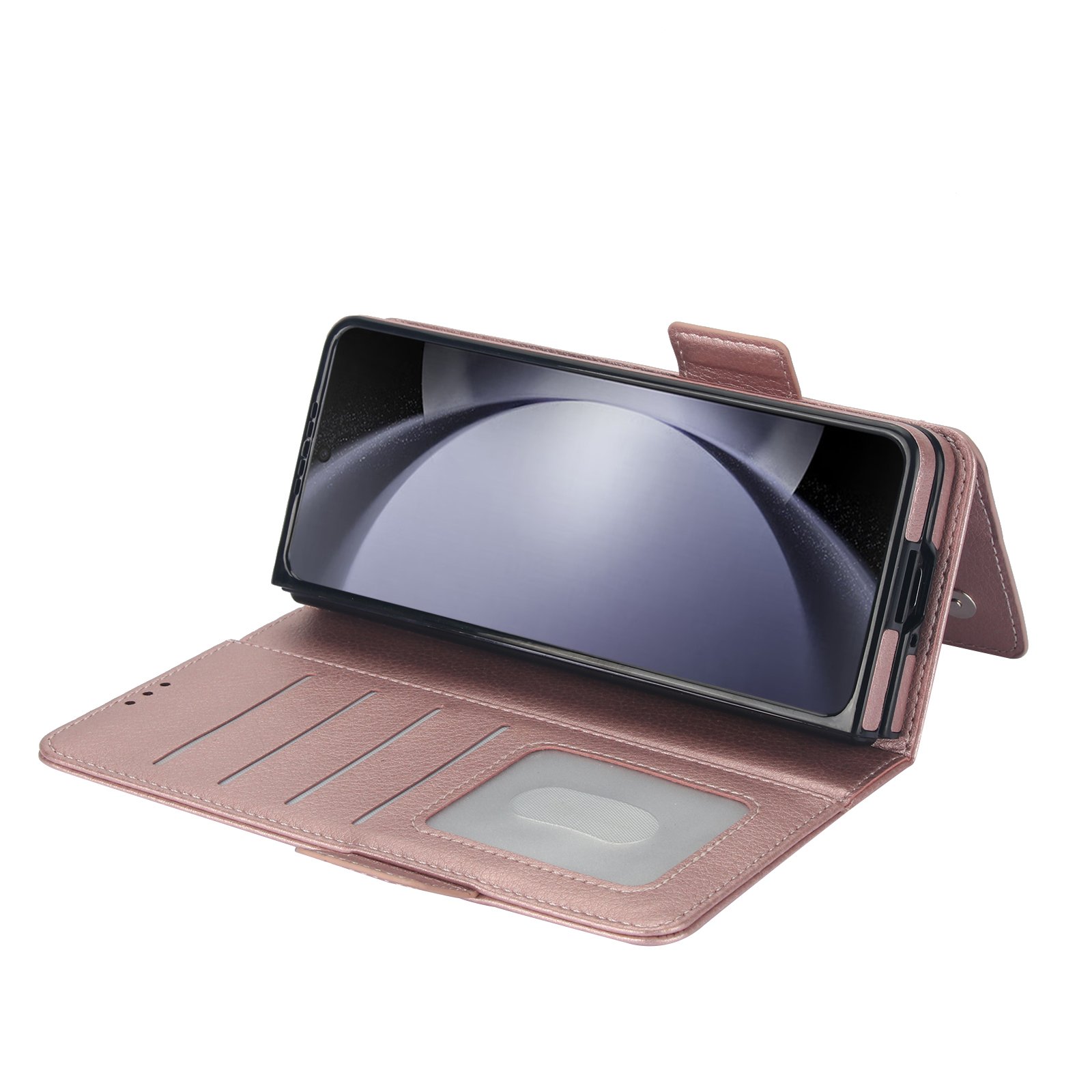 for Samsung Galaxy Z Fold 6 Wallet Case with RFID Blocking Card Holder Leather Folio Flip Kickstand Protective Shockproof Cover