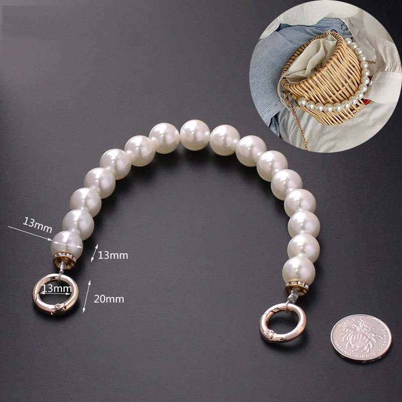 Pearl Mobile Phone Chain Beads Phone Case Charms Hook handbag Straps Crossbody Fashion Chain Lanyard Necklace Beads