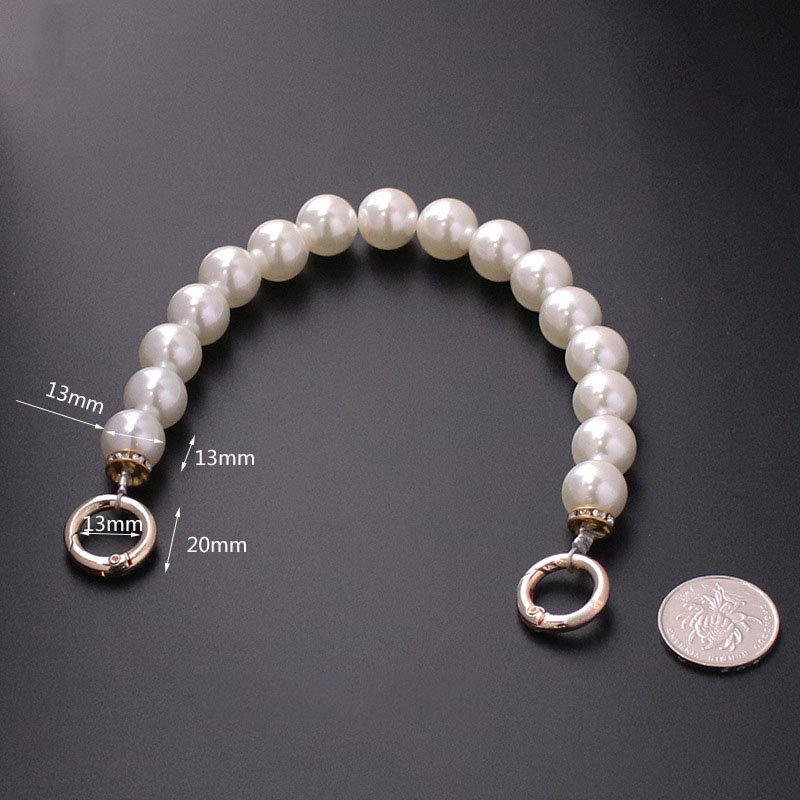 Pearl Mobile Phone Chain Beads Phone Case Charms Hook handbag Straps Crossbody Fashion Chain Lanyard Necklace Beads